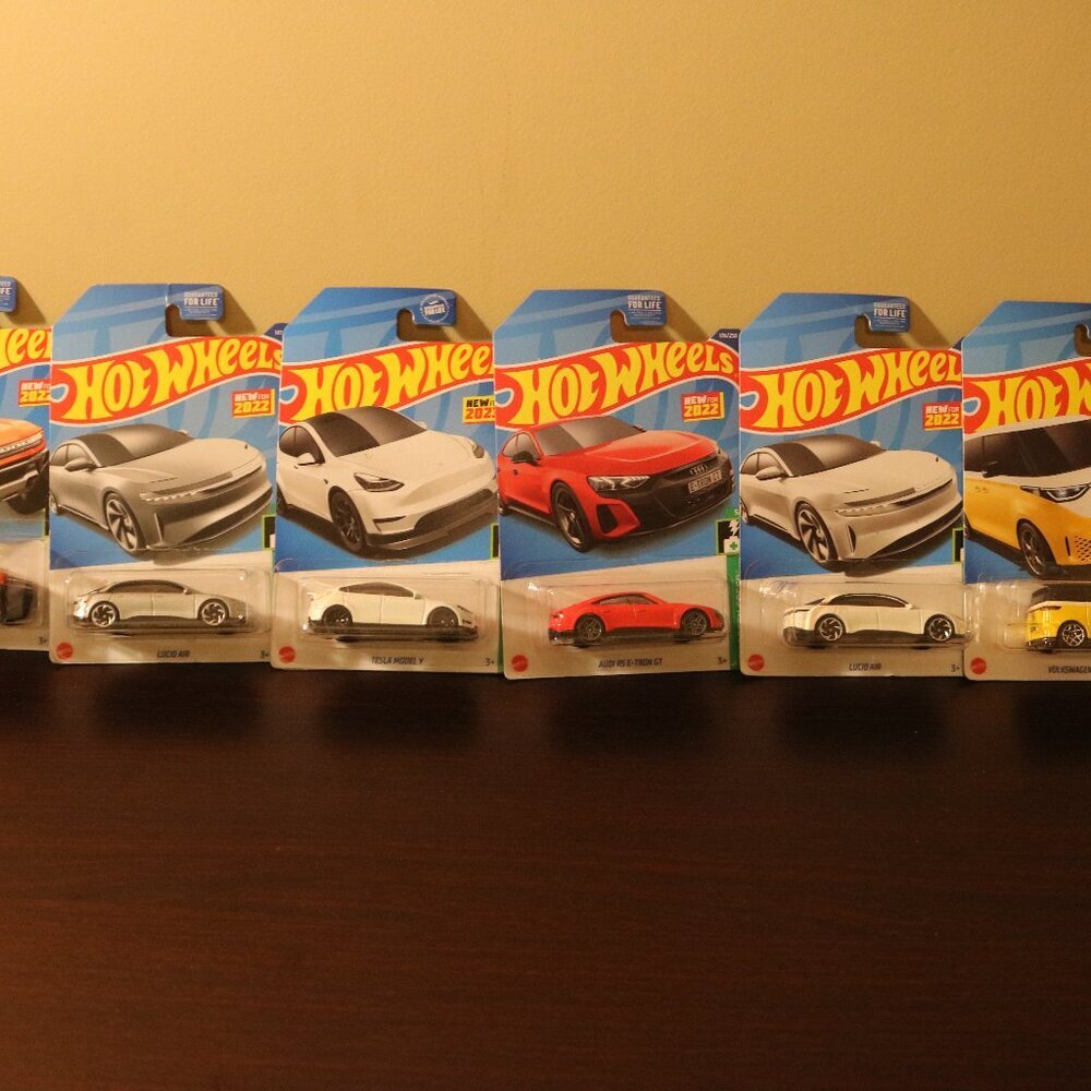 Hot Wheels Green Speed lot of 6 NIP